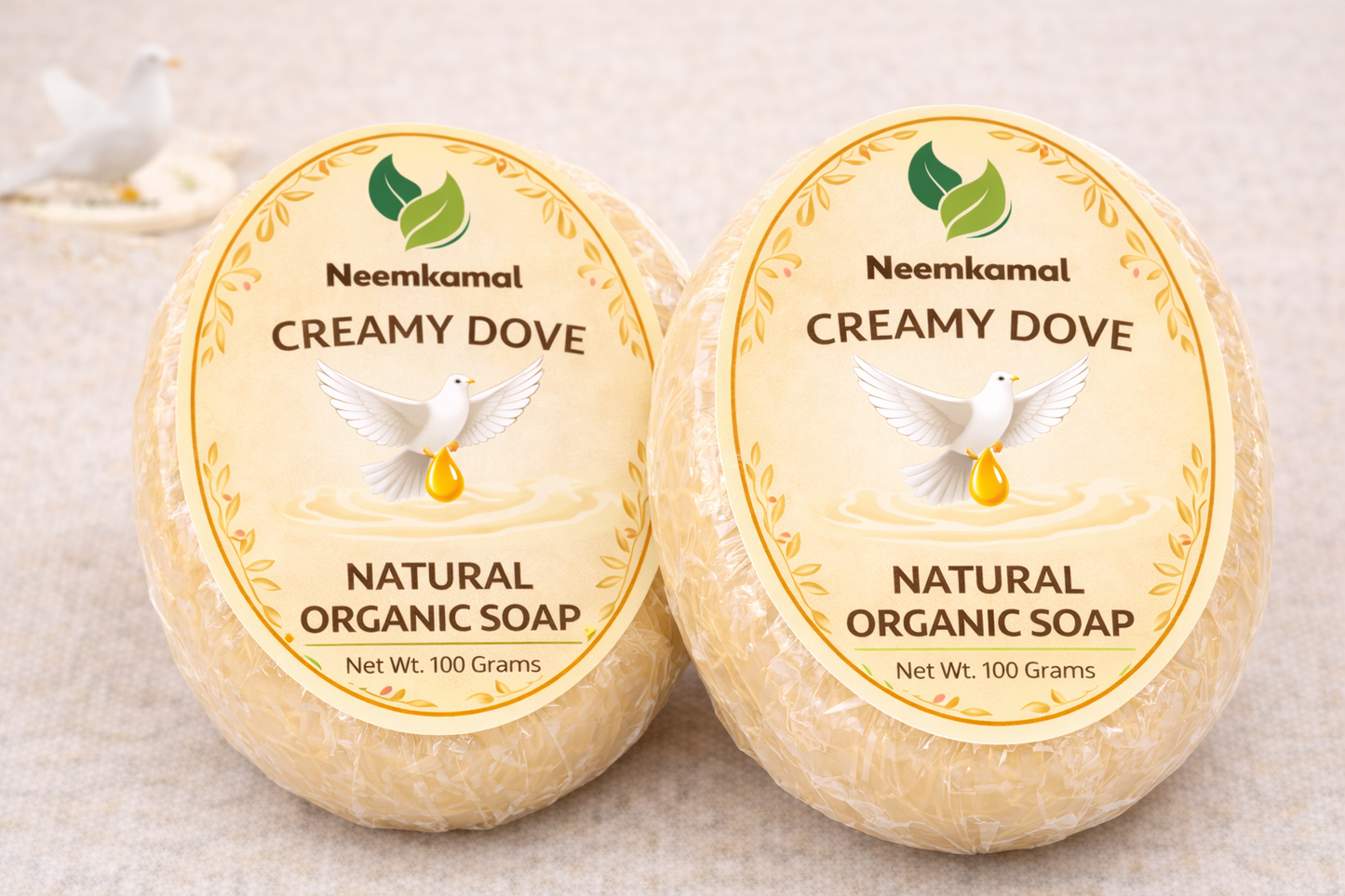 Neemkamal Fresh Creamy Moisturizing Soap (100g)(Pack of 8) – Handmade Ayurvedic Ultra Soft Skin & Deep Nourishing Bath Bar
